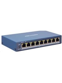 HIKVISION DS-3E1510P-EI/M 8 Port Gigabit+2 Port RJ45 Uplink 60W 300 Metre Poe Mesafe Smart Yönetilebilir Switch  8+2 - 2